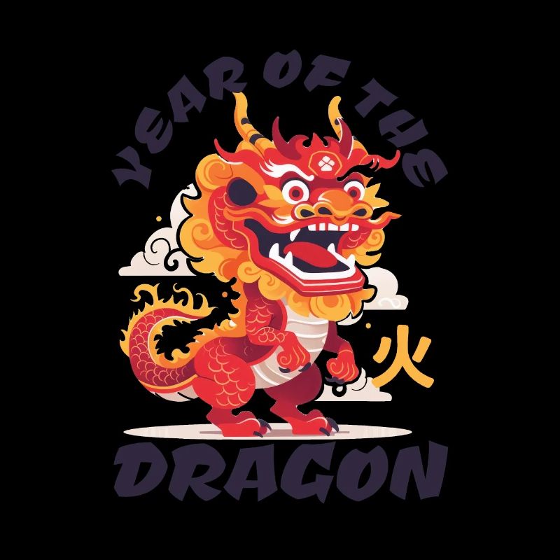 Chinesisches Neujahr Drache Vietnam I Geschenk