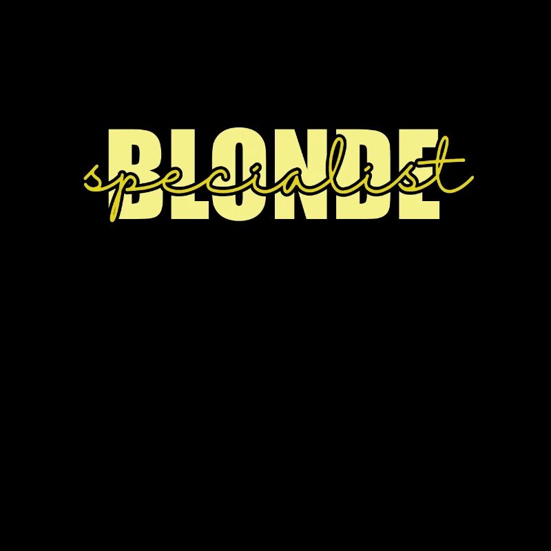 Blonde Spécialiste Coiffeur Profession Coiffure