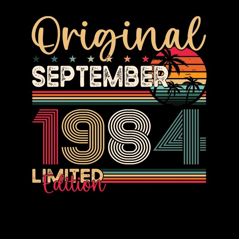 39th Birthday Original September Vintage 1984