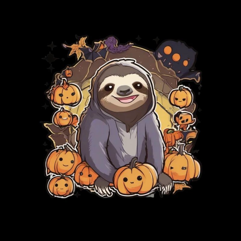 Sloth Halloween Sloths Sloth Pumpkin