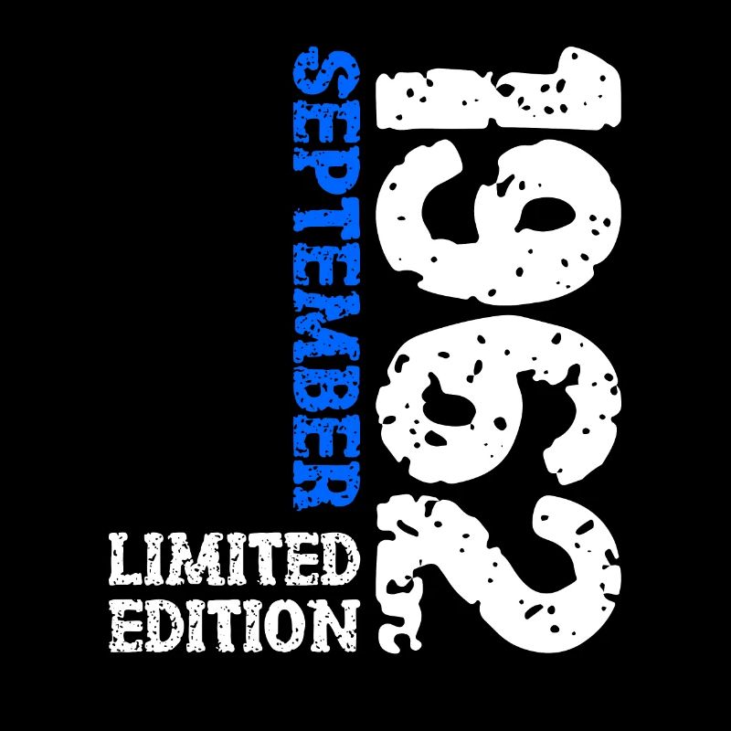 1962 September Limited Edition 61. Geburtstag Deko