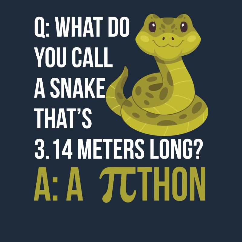 Python Pithon Pie Symbol Funny Math Teacher Happy