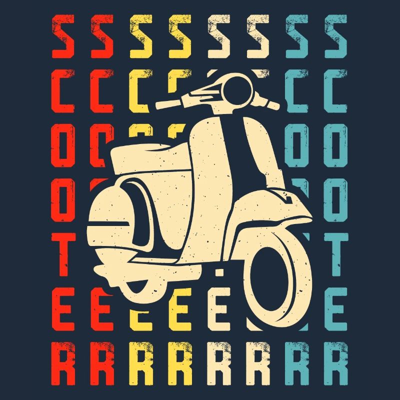 Roller Rollerfahrer Motorroller