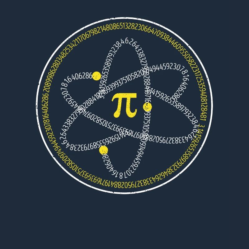 Atom Pi Day Math Science 3.14 Geek Enseignant Élève