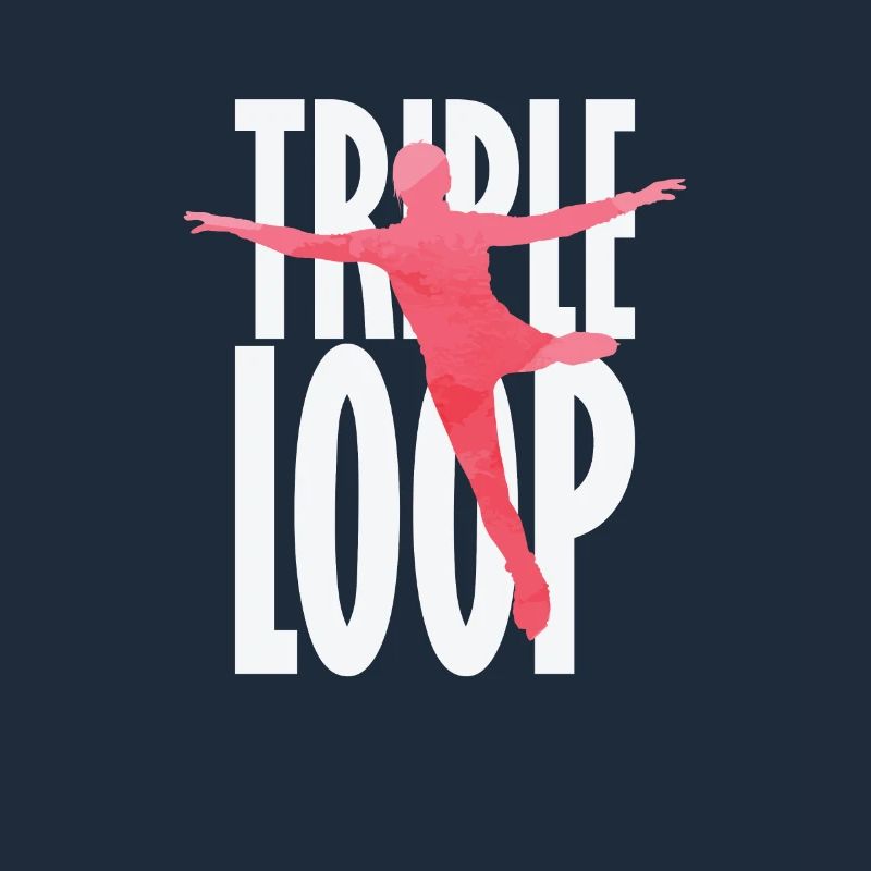 Triple Loop Eiskunstlauf