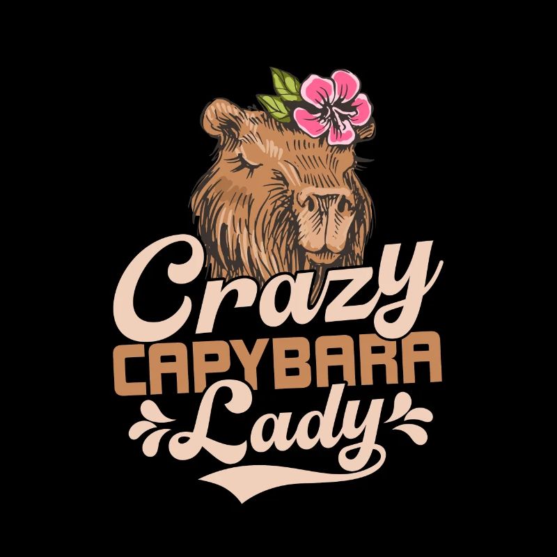 Crazy Capybara Lady Capibara Owner Rodent