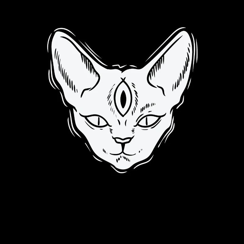 Chat d’horreur de style gothique