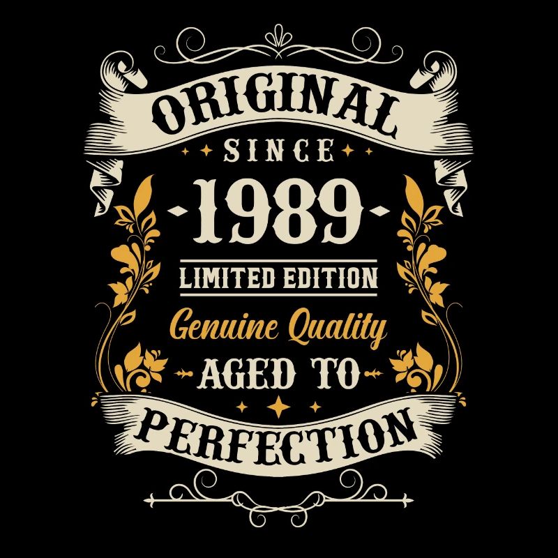 Retro Birthday Gift 1989 Original