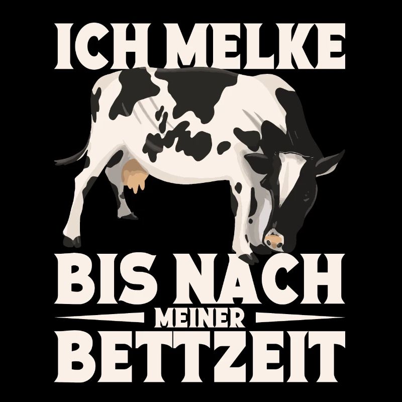 Kuhbauer Landwirt Kühe melken Traktorfahrer Bauer