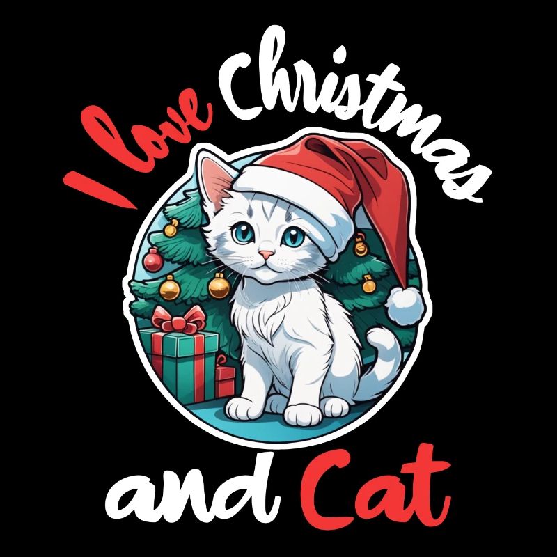j'aime noel et les chats - noel et chat