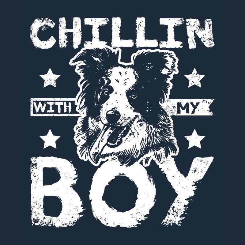 Chillin with my border collie boy