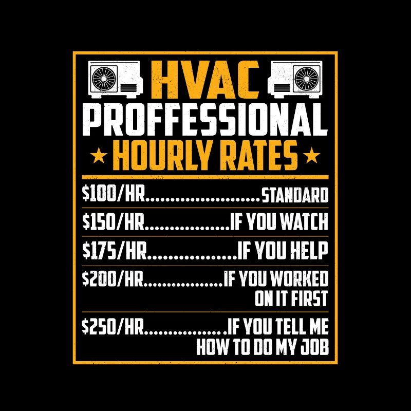 HVAC Proffessional Hourly Rate ...... Installer Te