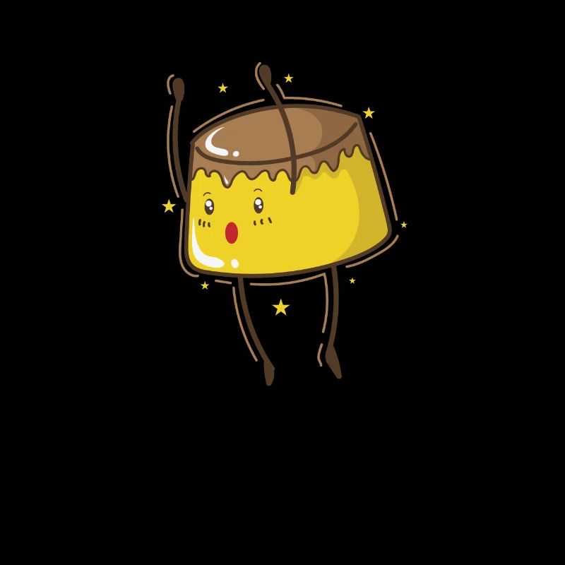 Pudding avec dessert pour le visage
