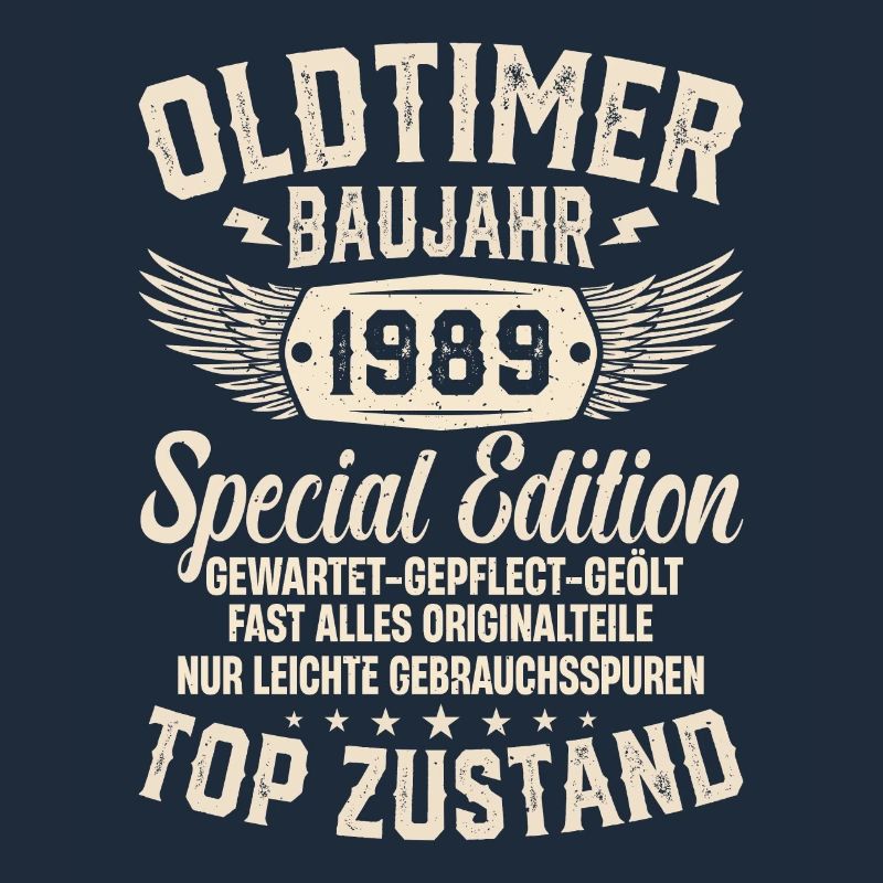 Nostalgisches Oldtimer-Geschenk 1989