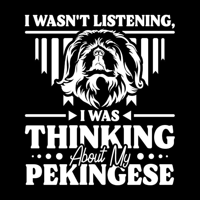 I was thinking about my pekingese