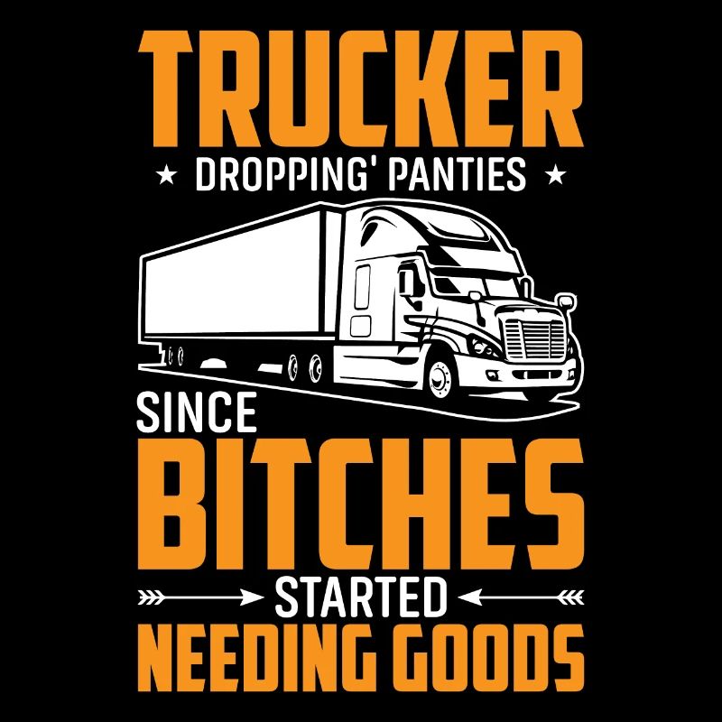 Trucker drops knickers - Trucker