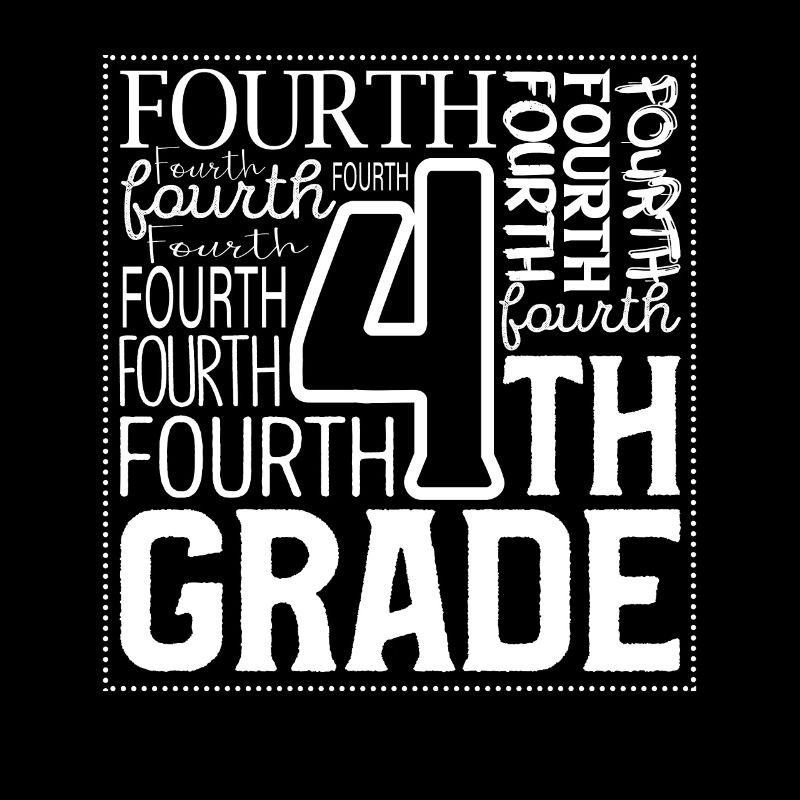 Tie Dye 4th Grade Typography Team Fourth Grade