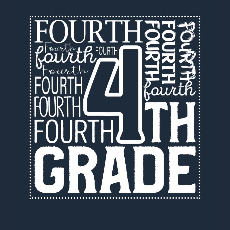 Tie Dye 4th Grade Typography Team Fourth Grade