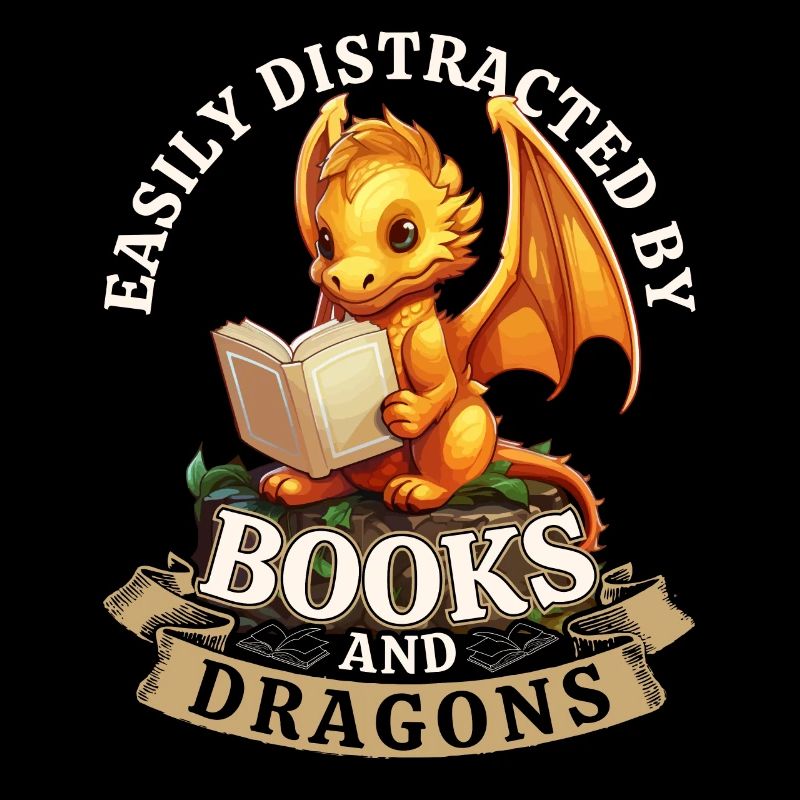 Easily Distracted By Books And Dragons: Drachen