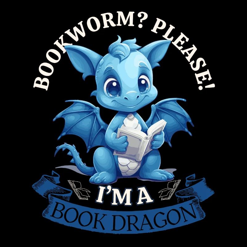 Bücherwurm: "Bookworm? Please! I'm A Book Dragon"