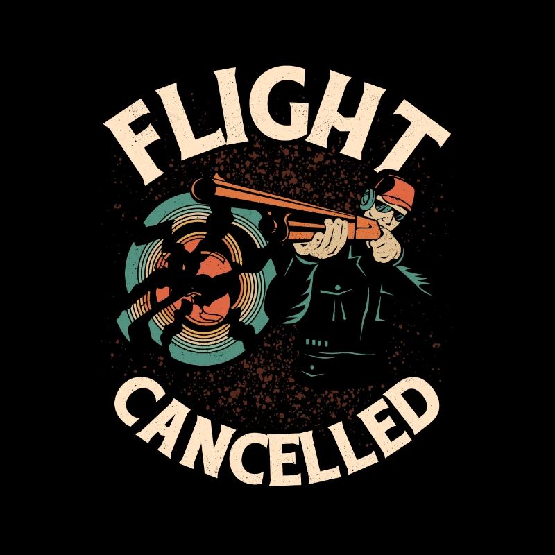 Flight Cancelled Skeet Shooting Trapshooting