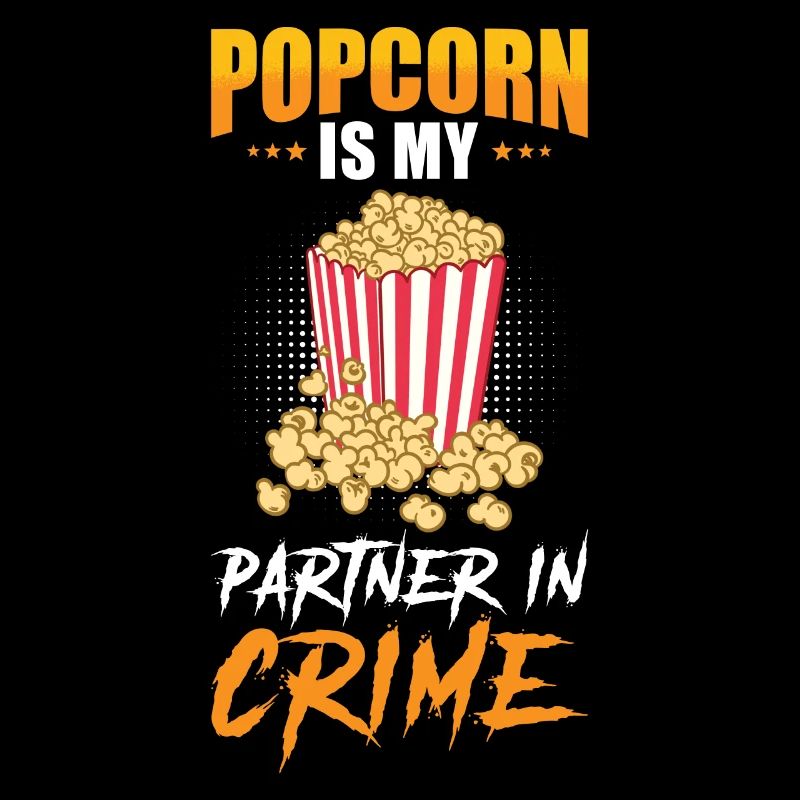 Popcorn Lover Gift Funny Popcorn