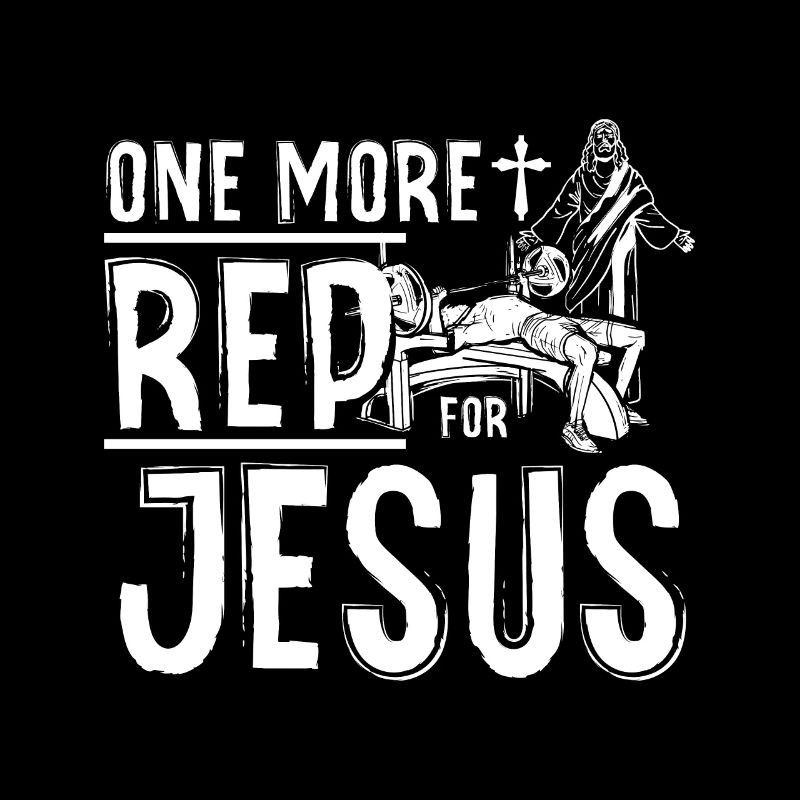One More Rep For Jesus Bench Press