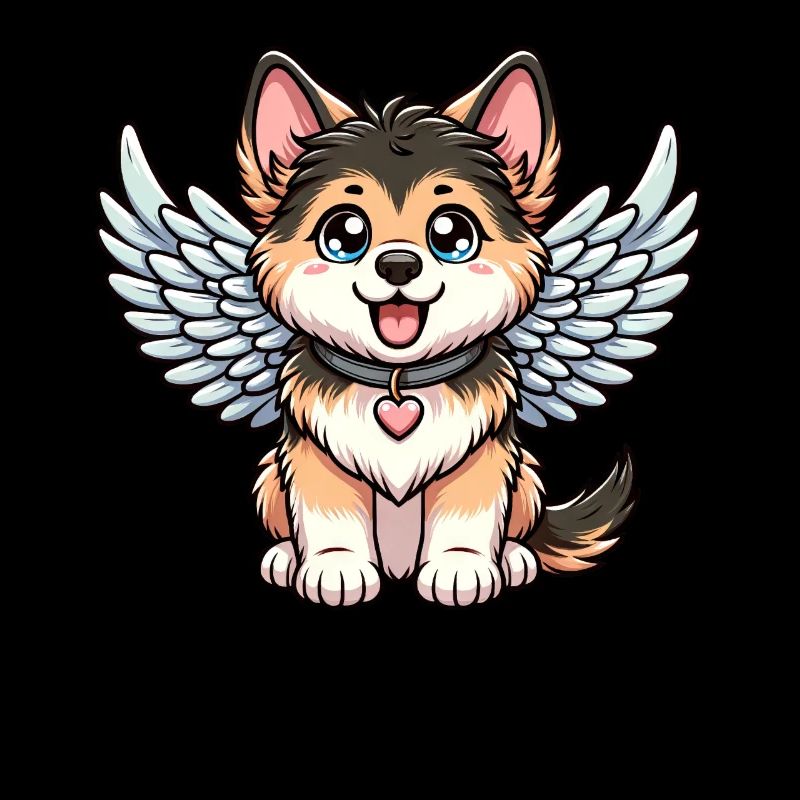 Deutscher Schäferhund Welpe Engel