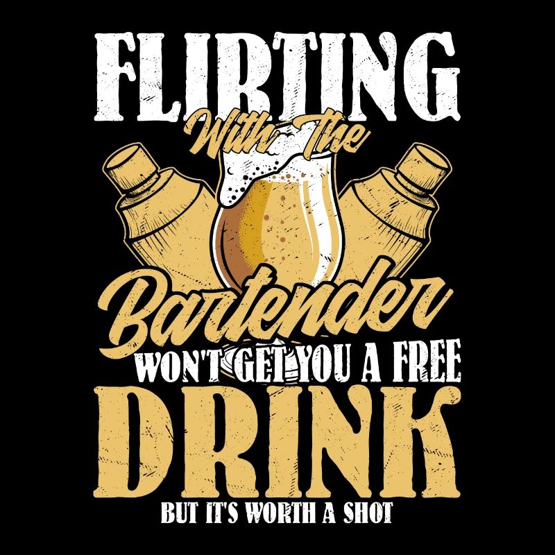 Flirter avec le barman Barman Cocktail Barten
