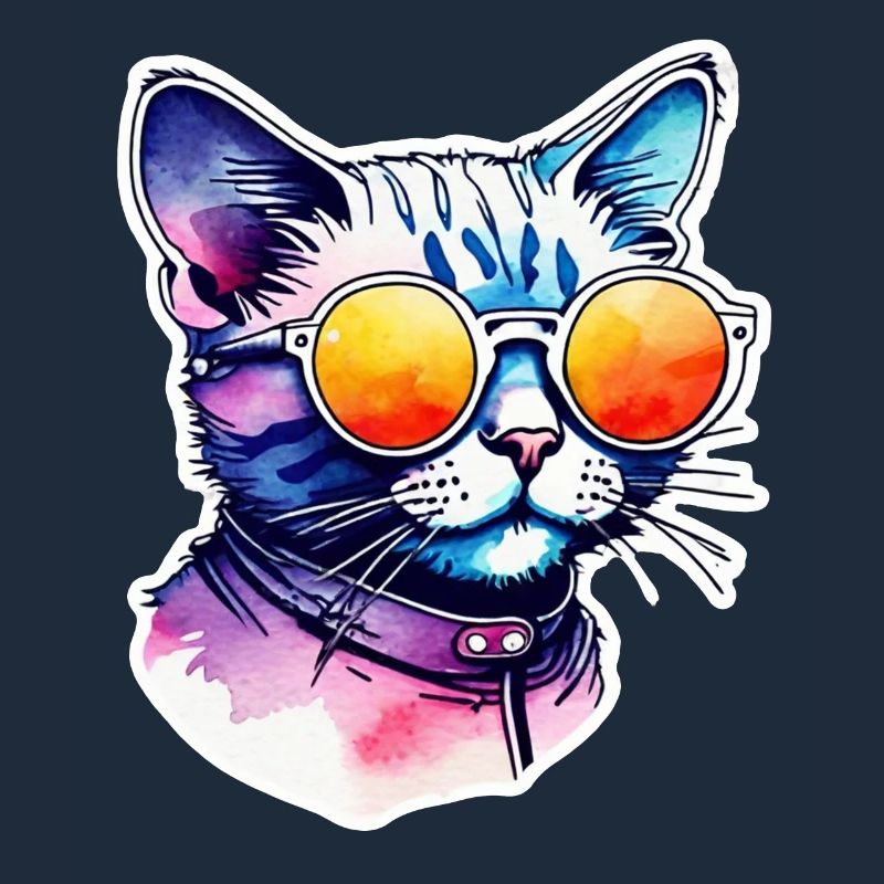 Katze oder Kätzchen - Niedlich - Sonnenbrille