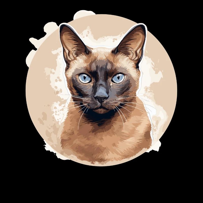 Chat birman Birmanie Katze