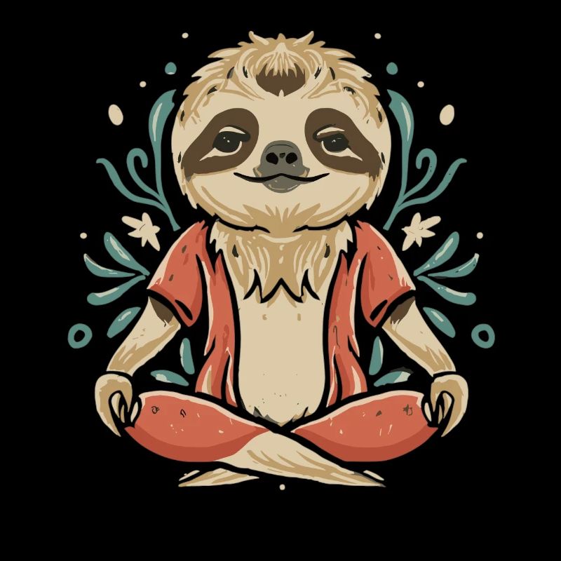 Sloth Yoga: Serenity Meets Pose