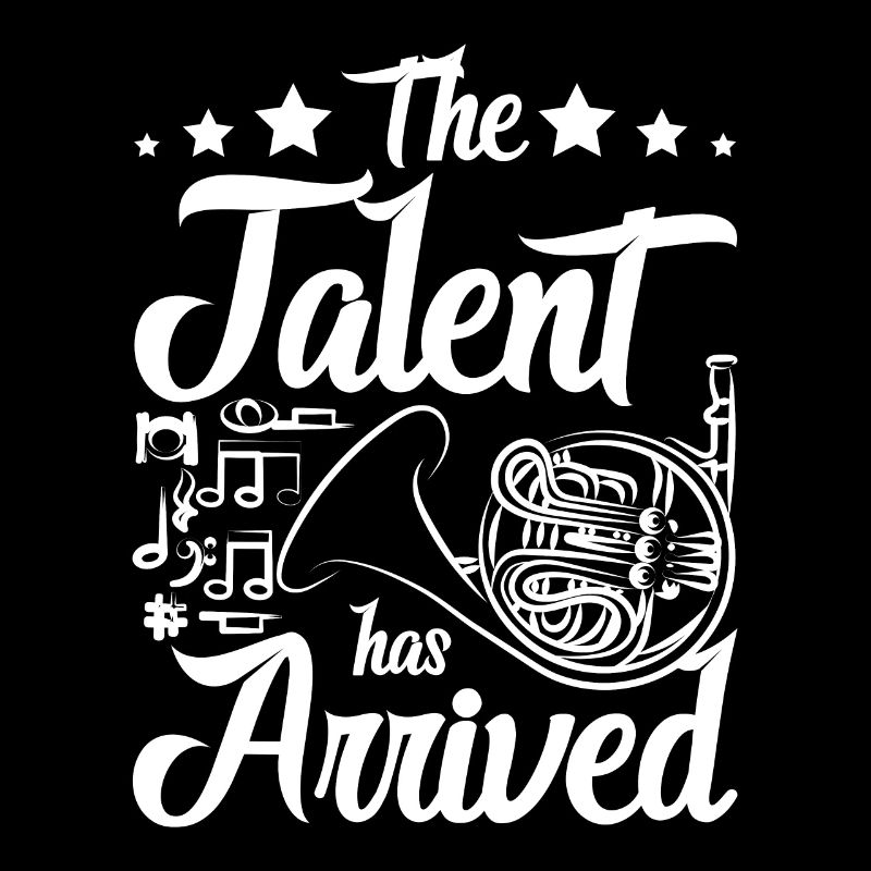 French horn player, the talent has arrived