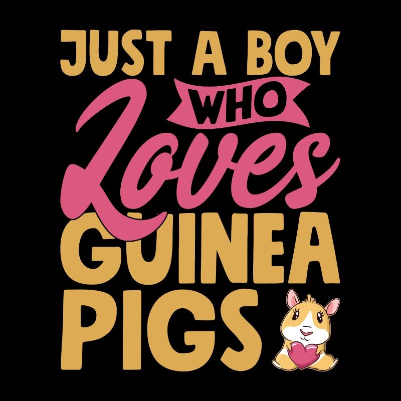 Juste un garçon qui aime les cochons d’Inde Cavy Lover Rongeur