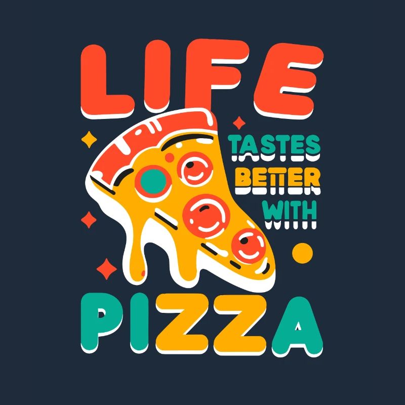 Mit Pizza schmeckt das Leben besser