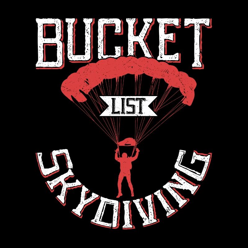 Bucket List Skydiving Skydiver Parachute