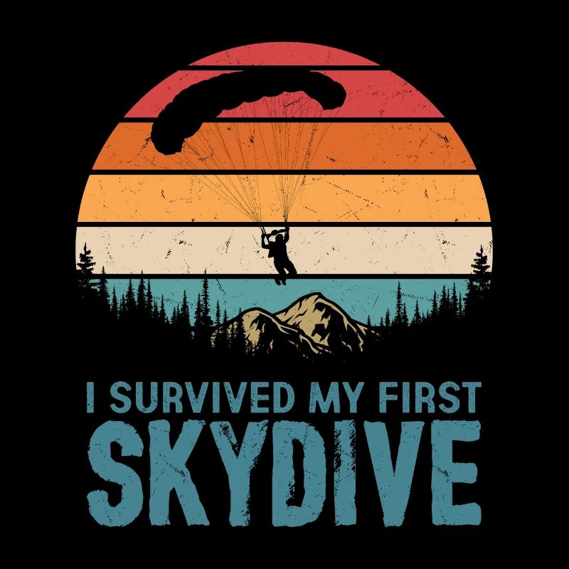 I Survived My First Skydive Skydiver Parachute