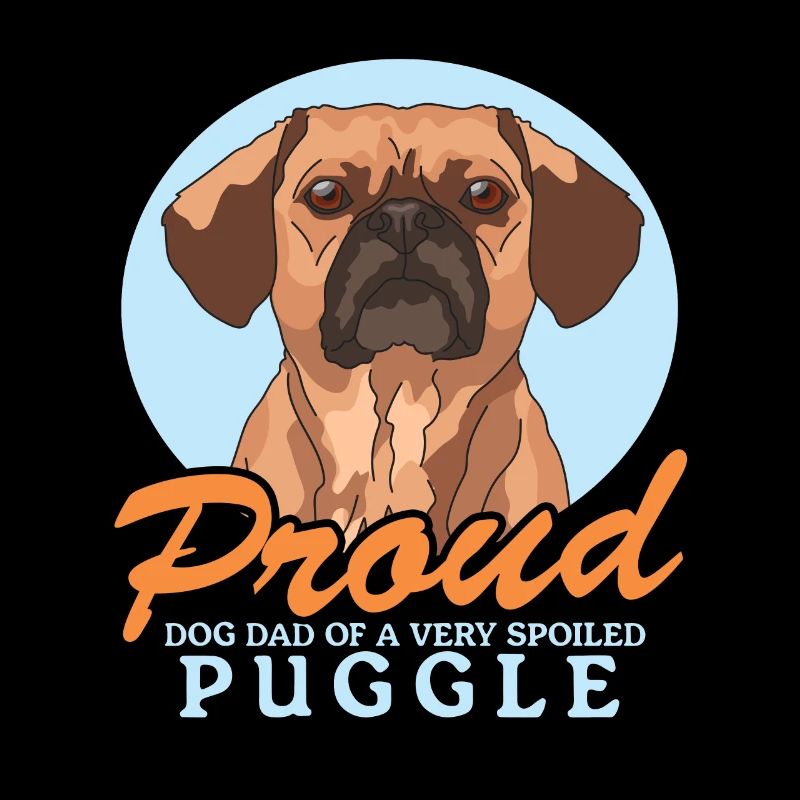 Puggle Dad Hundepapa Hundebesitzer Geschenk