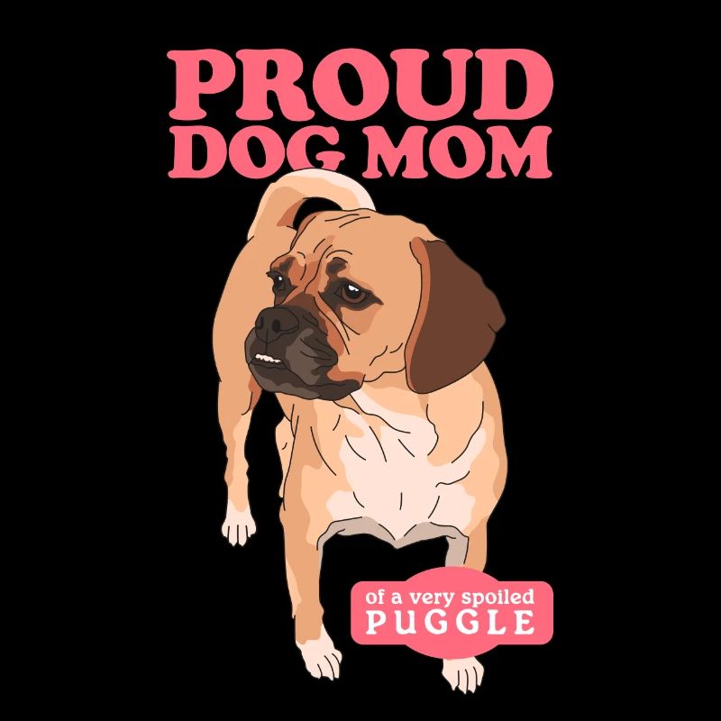 Puggle Mom Hundebesitzer Hundemama Geschenk