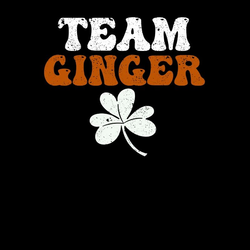 Team Ginger Lustiges Kleeblatt St. Patricks Day