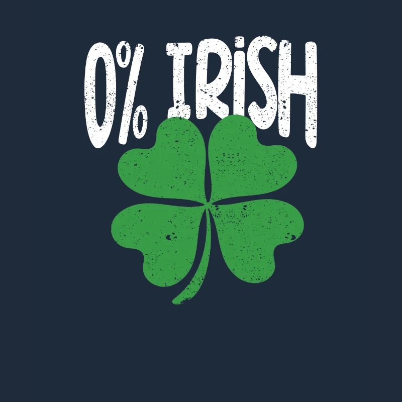 0% Irisches Kleeblatt Lustiger St. Patricks Day