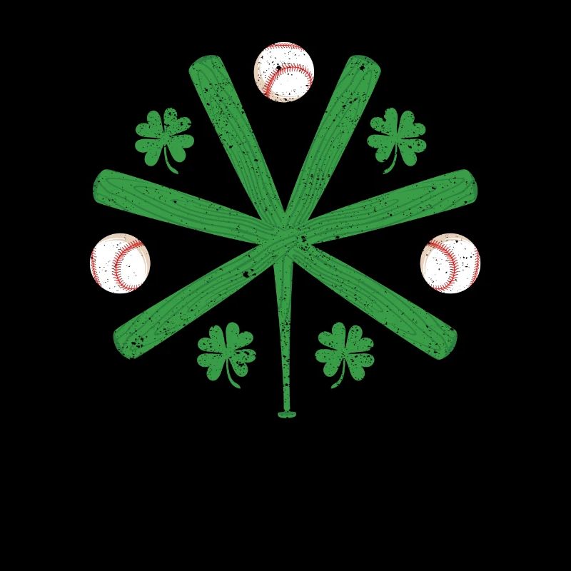 Funny Baseball Bat Shamrock Shamrock