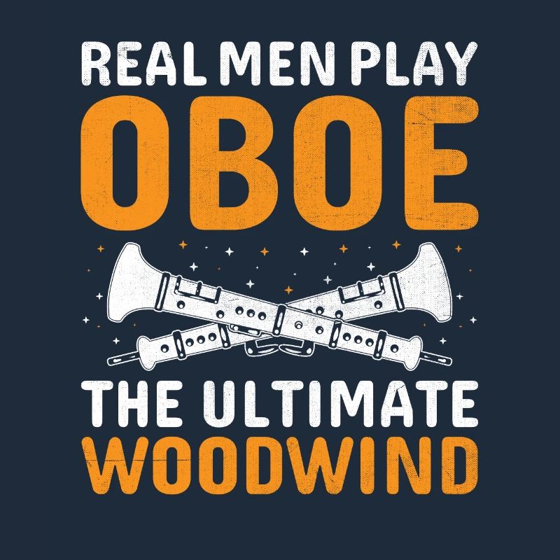 Oboe Player Oboe Basoonist Marching Band Instrumen