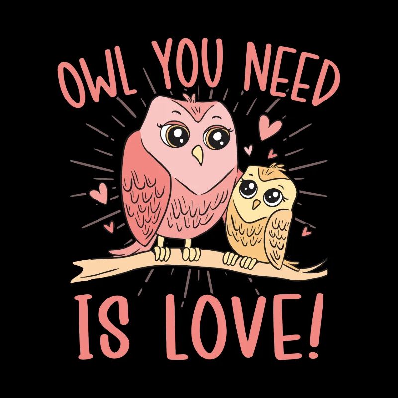 Hibou dont vous avez besoin, c’est de l’amour ! Oiseaux de nuit oiseau nocturne
