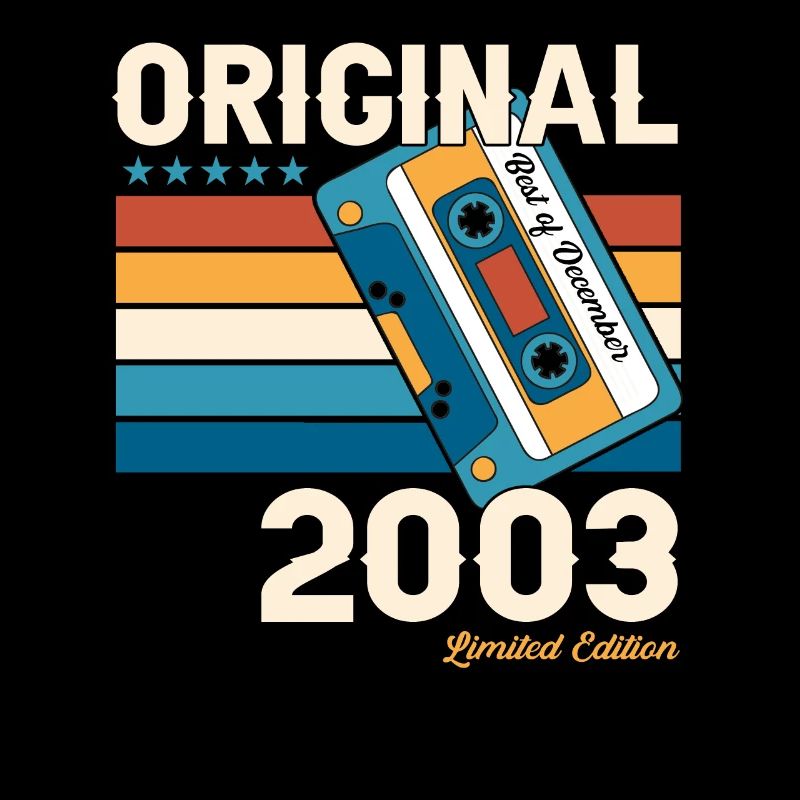 Cassette 20e anniversaire Décembre Millésime 2003