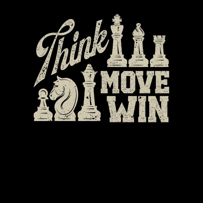Think Move Win Funny Chess Player Board Game