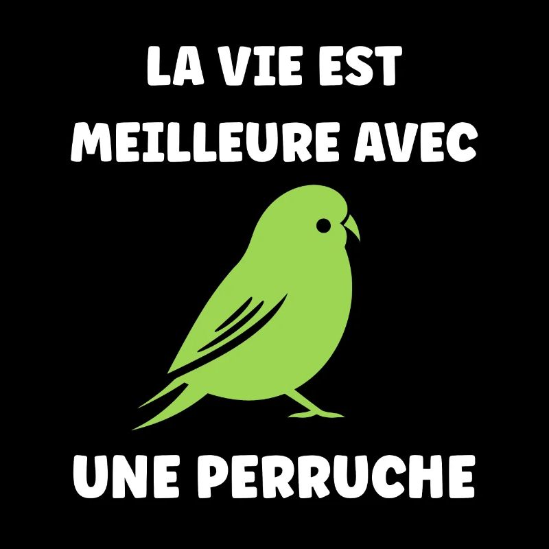 Oiseaux perruches humour petite perruche