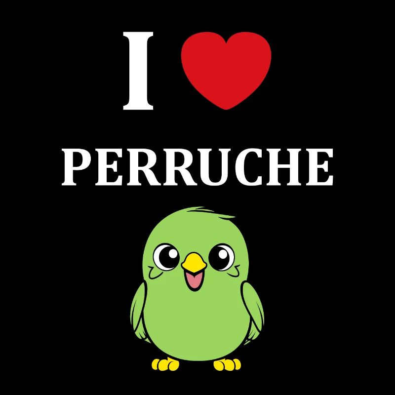 Oiseaux perruches humour petite perruche