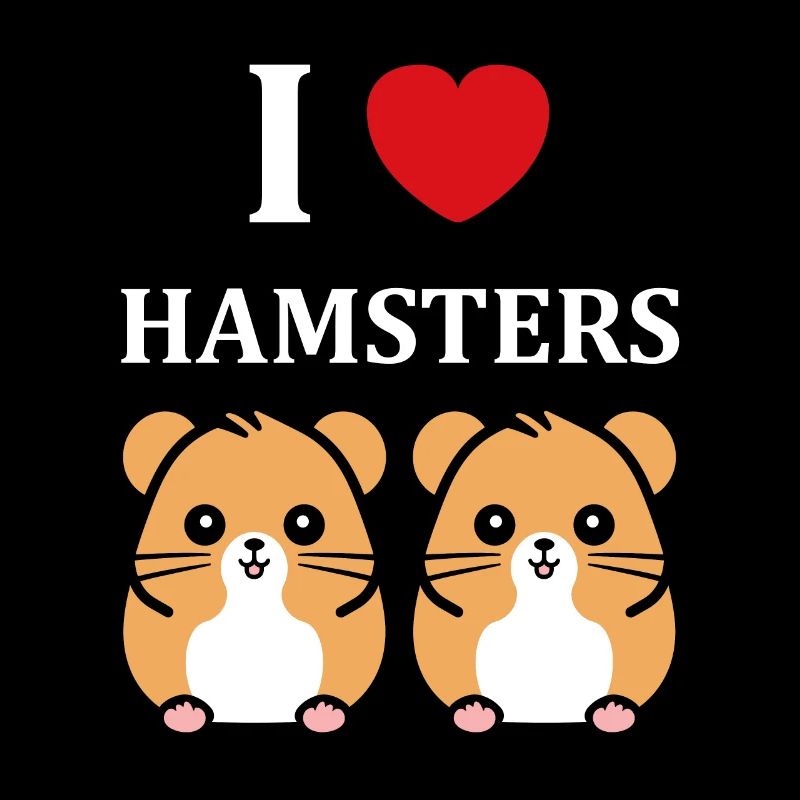 Mignon Humour petit hamster