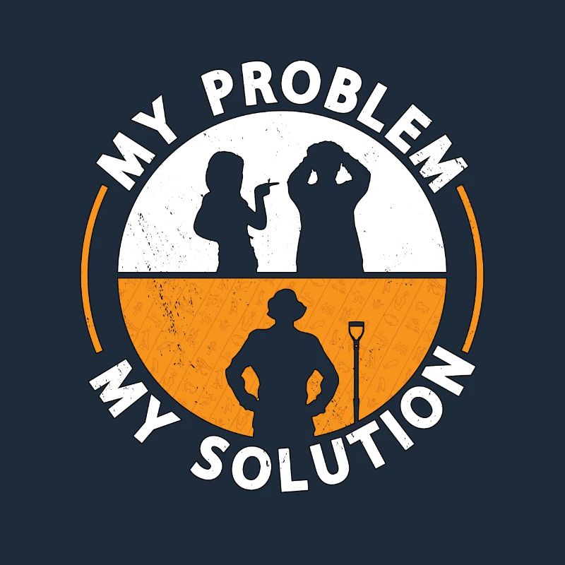Archaeologist My Problem My Solution Pictogram Dad